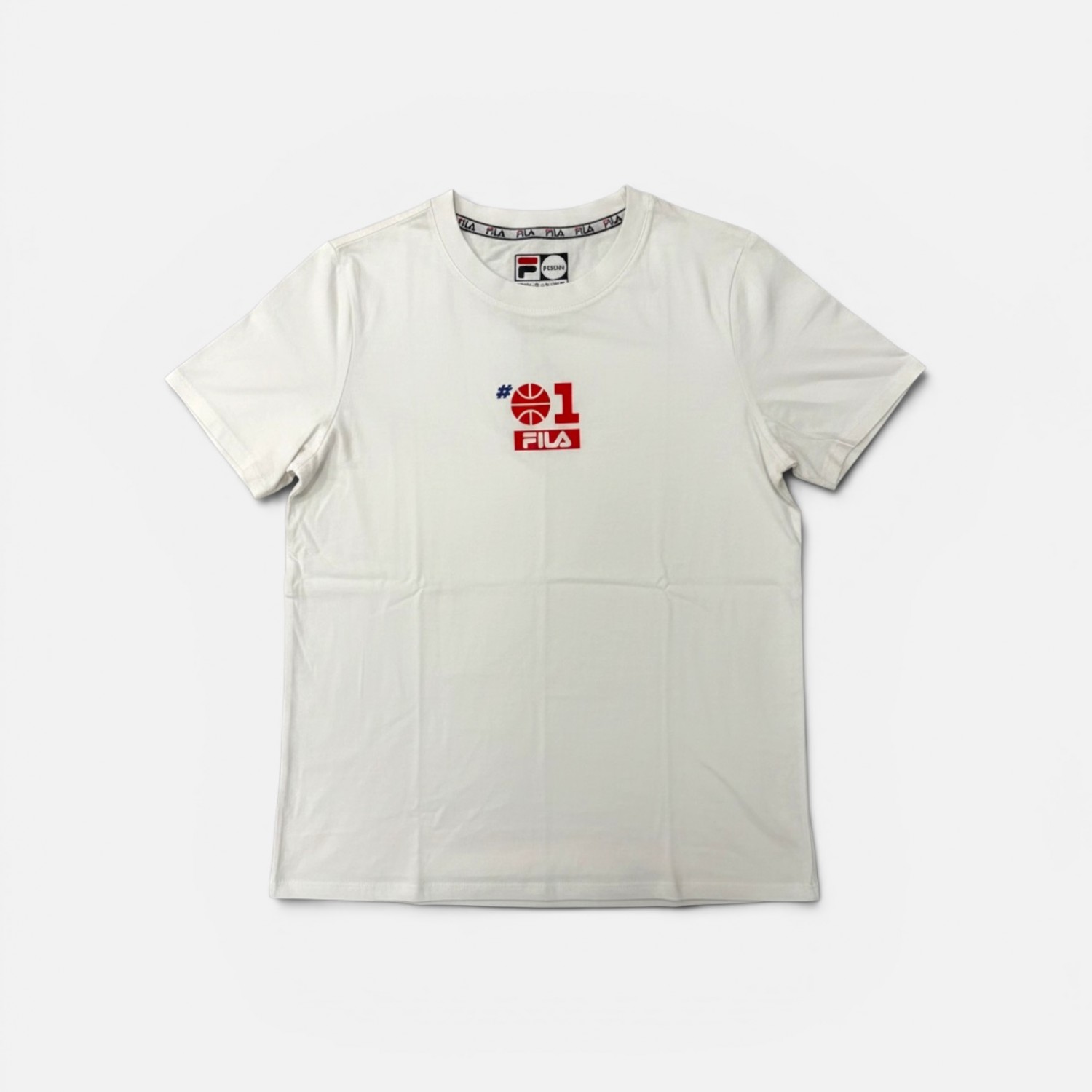Fila #1 Basketball T-Shirt Λευκό M